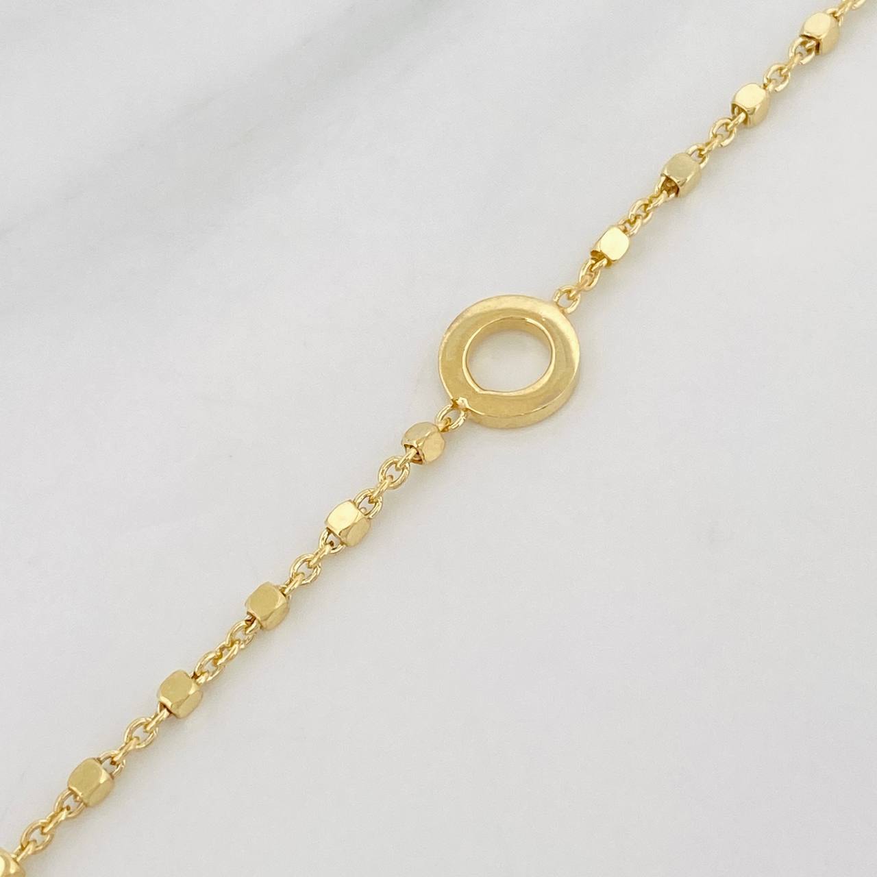 Pulso Aros 3.05g / 20.5cm / 2mm Plata Vermeil 925