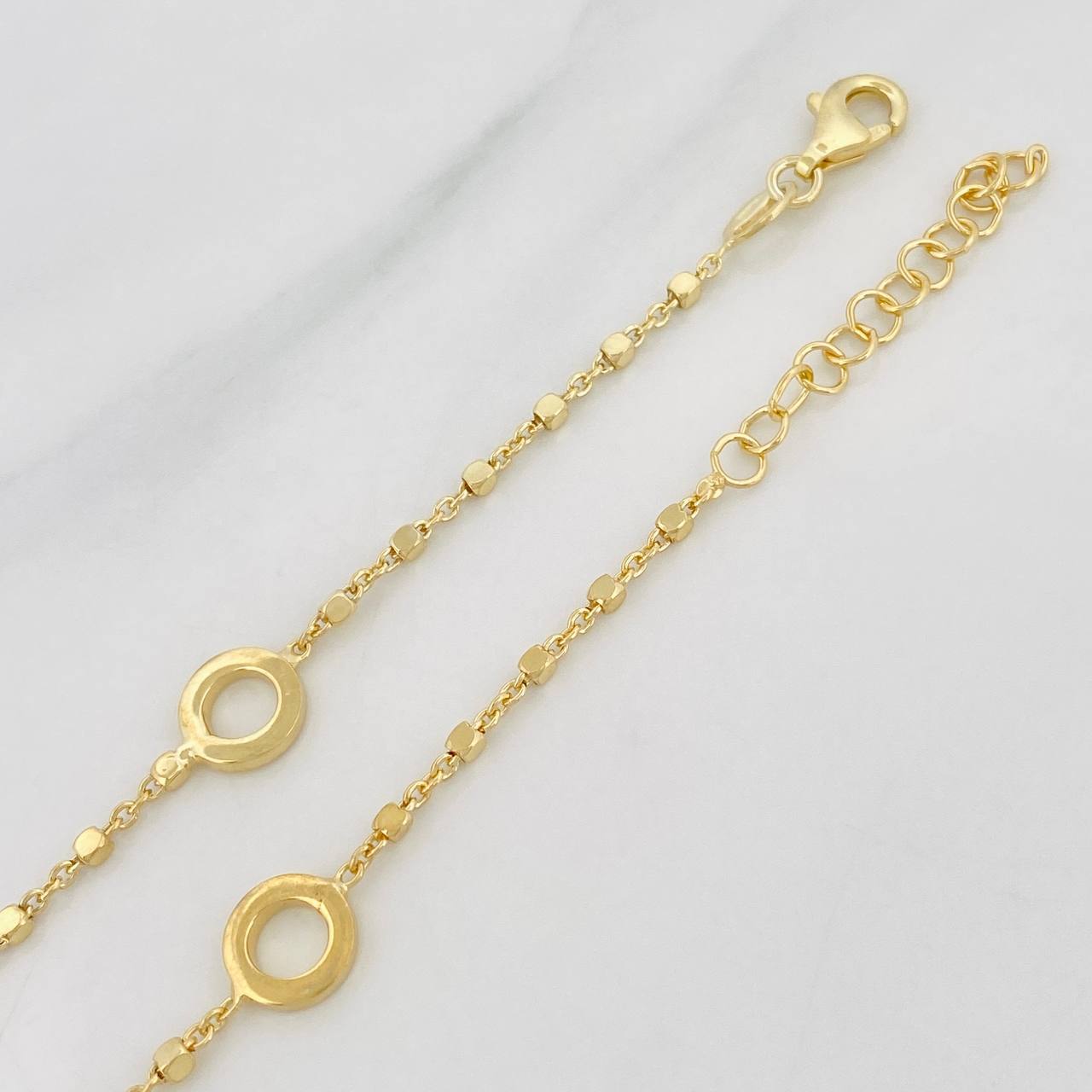 Pulso Aros 3g / 20.5cm / 1.6mm Plata Vermeil 925
