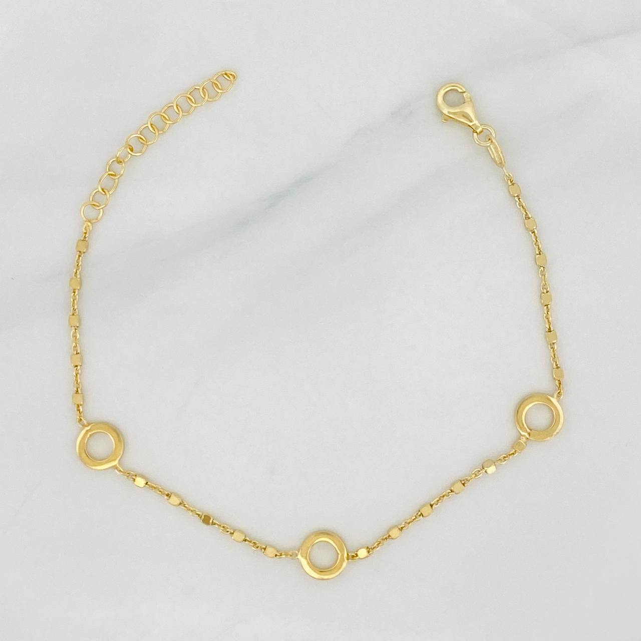 Pulso Aros 3g / 20.5cm / 1.6mm Plata 925