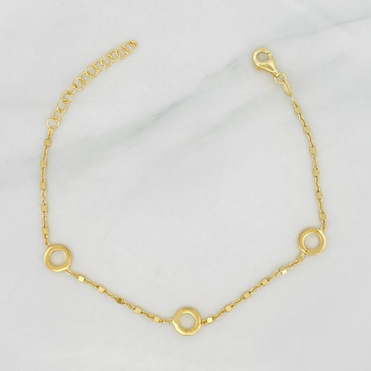 Pulso Aros 3g / 20.5cm / 1.6mm Plata 925