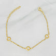 Pulso Aros 3g / 20.5cm / 1.6mm Plata Vermeil 925