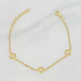 Pulso Aros 3g / 20.5cm / 1.6mm Plata 925