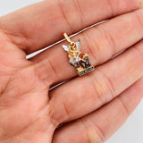 Dije San Miguel Arcangel 1.6g / 2cm Tres Oros 18K