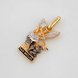 Dije San Miguel Arcangel 1.6g / 2cm Tres Oros 18K