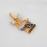 Dije San Miguel Arcangel 1.6g / 2cm Tres Oros 18K