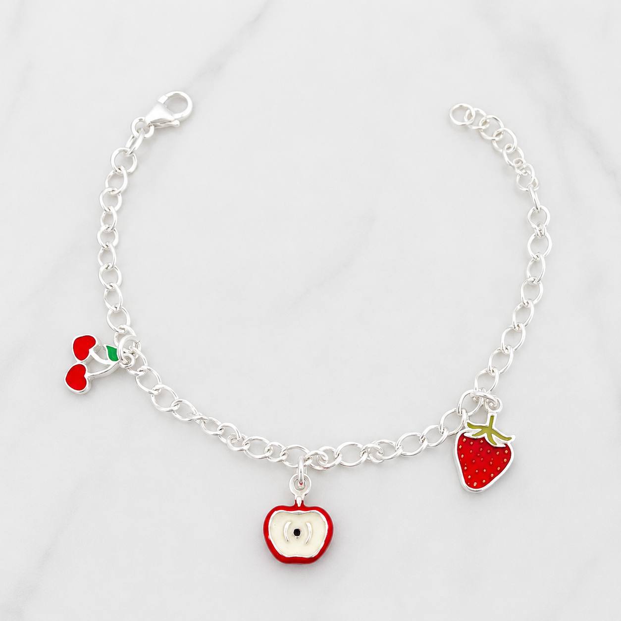 Pulso Frutal 3.35g / 16cm / 3.1mm Plata 925