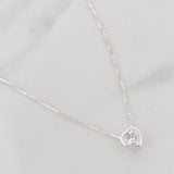 Cadena Veneciana Corazon 1.85g / 45cm / 0.75mm Plata 925