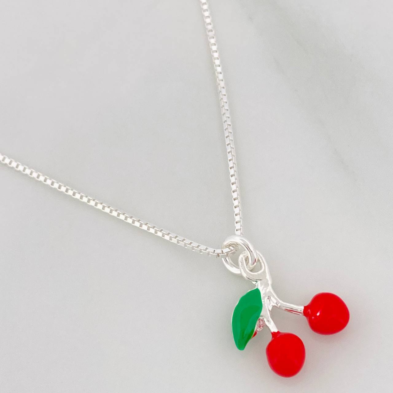 Cadena Veneciana Cereza 3.25g / 45cm / 0.8mm Plata 925