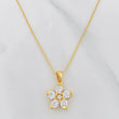 Cadena Aro Seguido Flor 3g / 45cm / 1.1mm Plata Vermeil 925