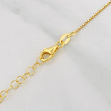 Cadena Veneciana Cereza 3.25g / 45cm / 0.9mm Plata Vermeil 925