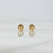 Topos Media Luna 0.4gr / Oro Amarillo 18K *