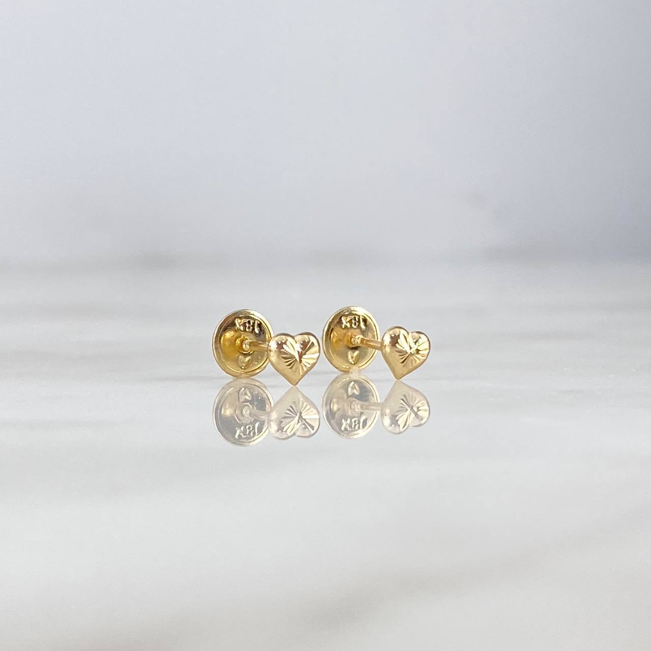 Topos Corazón 0.5gr / 4mm Oro Amarillo 18K