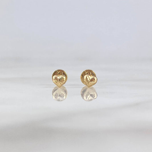 Topos Corazón 0.5gr / 4mm Oro Amarillo 18K