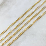 Pulso Cubano 0.8gr / 18.5cm / Oro Amarillo +1 (Oferta)