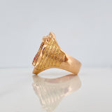 Anillo Virgen De Guadalupe 18.7gr / T12 1/4 / Oro Rosa 18K $