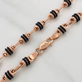 Cadena Rustica Barril 17.95gr / 73cm / 4.2mm Oro Rosa 18K