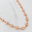 Cadena Rustica Tornillo 18.65gr / 72.5cm / 5.6mm Oro Rosa 18K &