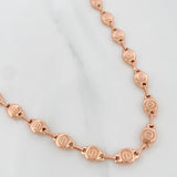 Cadena Rustica Tornillo 18.65gr / 72.5cm / 5.6mm Oro Rosa 18K &