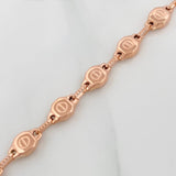 Cadena Rustica Tornillo 18.65gr / 72.5cm / 5.6mm Oro Rosa 18K &