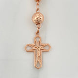Rosario Virgen Milagrosa 19.6gr / 42cm / 6mm-8mm Oro Rosa 18K