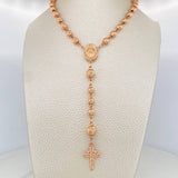 Rosario Virgen Milagrosa 19.15gr / 41cm / 6mm-8mm Oro Rosa 18K