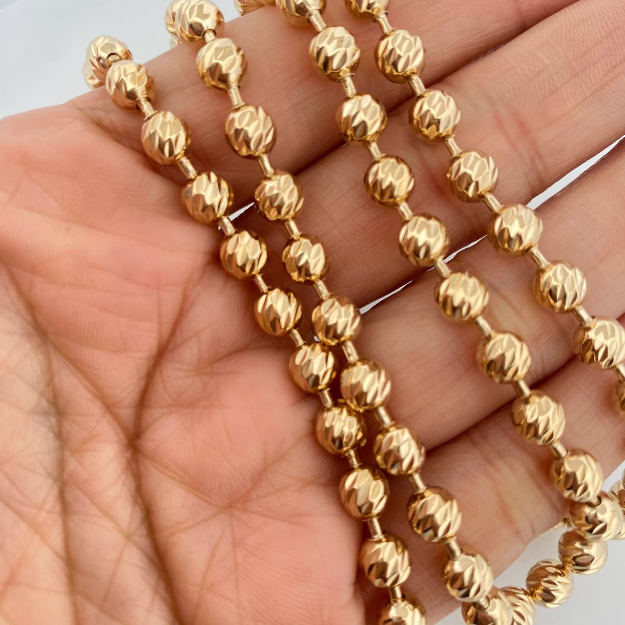 Cadena Militar 47.7gr / 65.5cm / 5.2mm Oro Amarillo 18K $