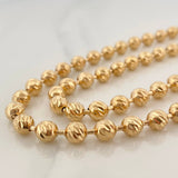Cadena Militar 47.7gr / 65.5cm / 5.2mm Oro Amarillo 18K $