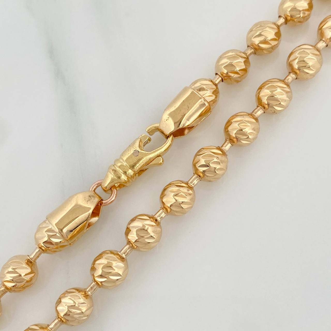 Cadena Militar 47.7gr / 65.5cm / 5.2mm Oro Amarillo 18K $