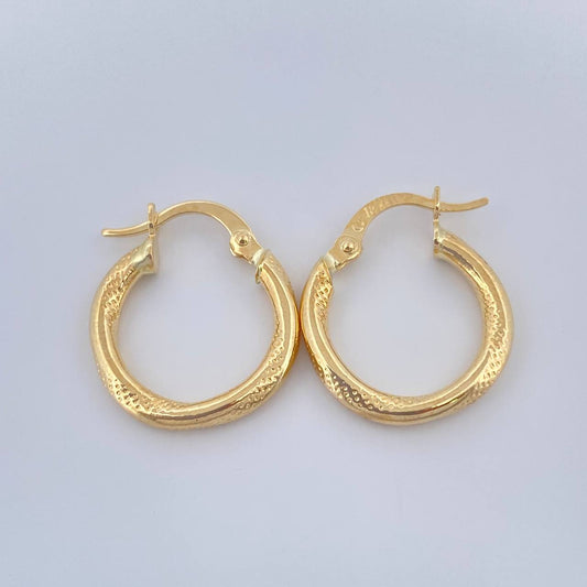 Candongas Solara 1.45gr / 2cm / Oro Amarillo 18K &