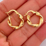 Candongas Azir 2.45gr / 2cm / Oro Amarillo 18K &