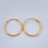 Candongas Aro 2.25gr / 2.7cm / Oro Amarillo 18K ©