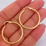 Candongas Kataleya 1.95gr / 3.2cm / Oro Amarillo 18K &