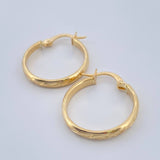 Candongas Gera 1.4gr / 2cm / Oro Amarillo 18K &