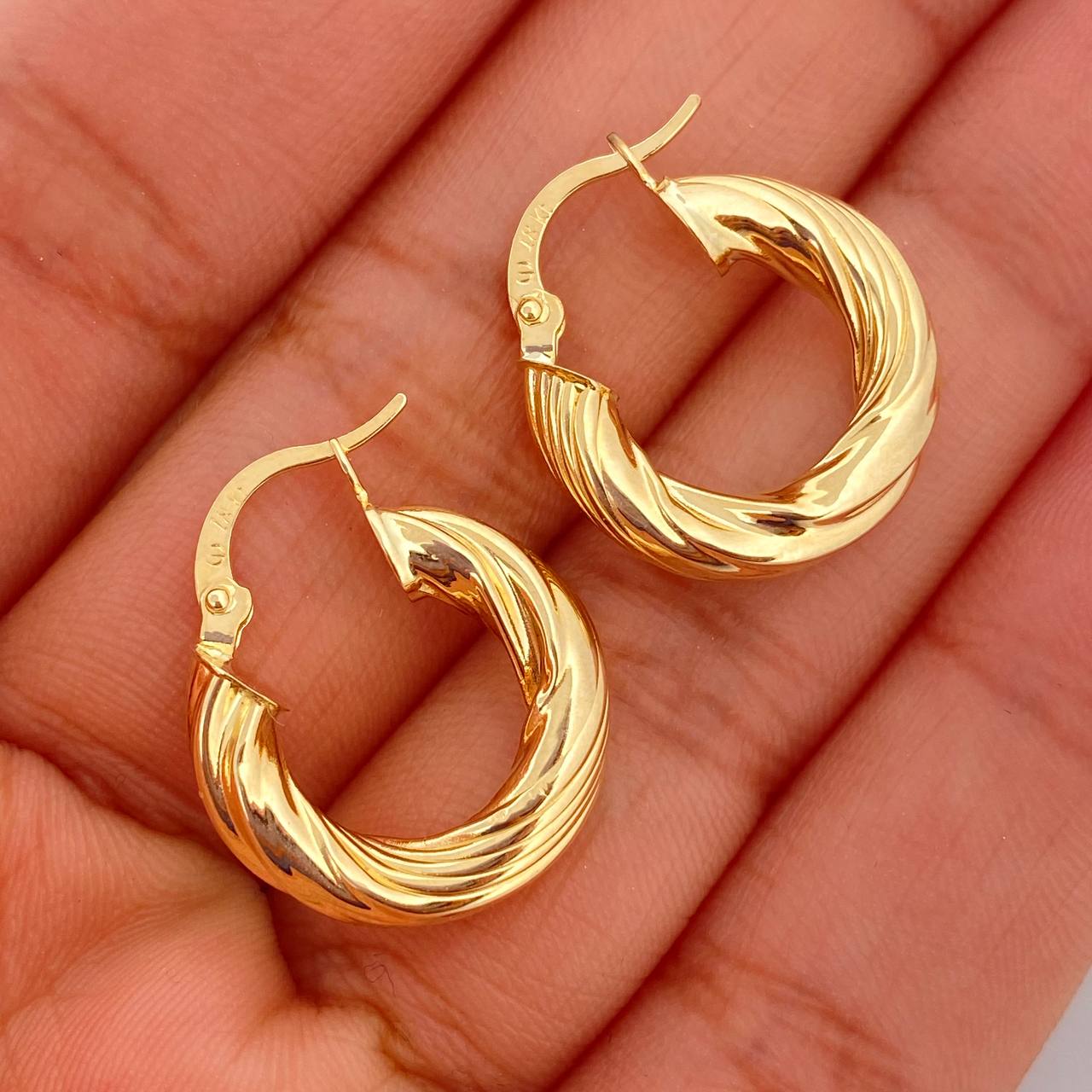 Candongas Rudi 2.75gr / 2cm / Oro Amarillo 18K &