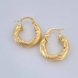 Candongas Rudi 2.75gr / 2cm / Oro Amarillo 18K &