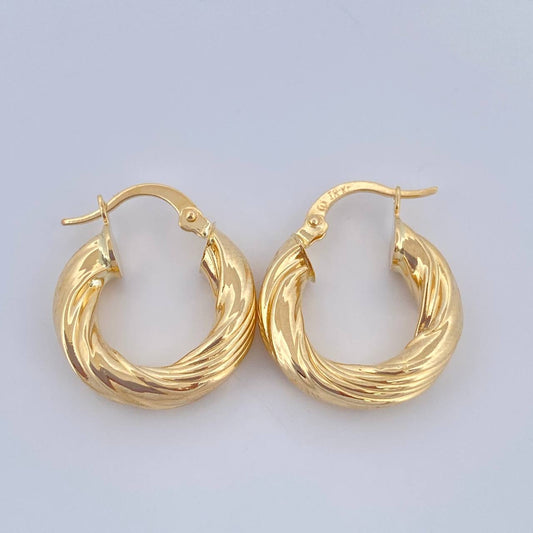 Candongas Rudi 2.75gr / 2cm / Oro Amarillo 18K &