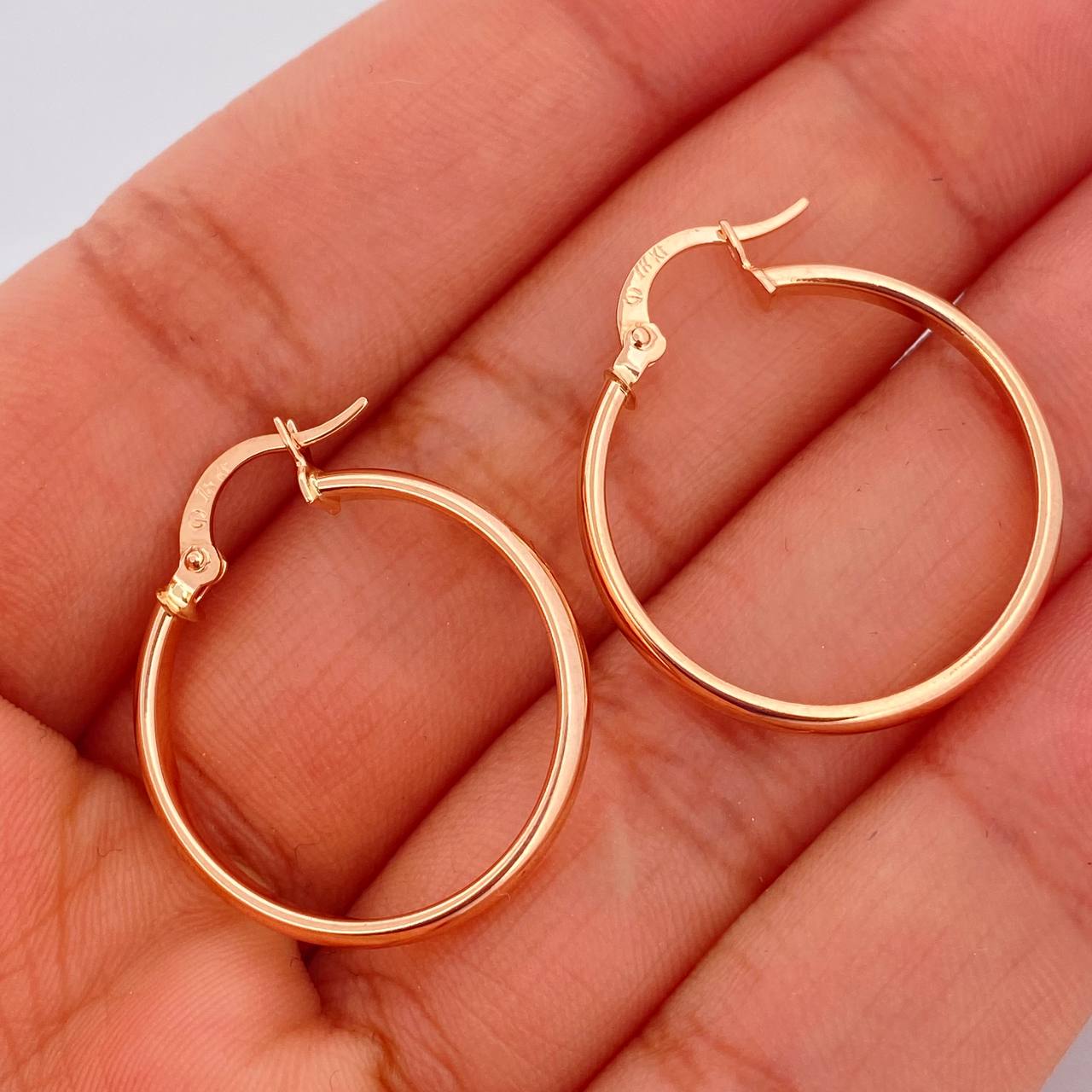 Candongas Nati 1.7gr / 2.6cm / Oro Rosa 18K &