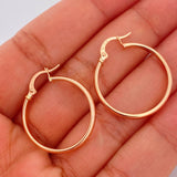 Candongas Nati 1.7gr / 2.6cm / Oro Rosa 18K &