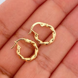 Candongas Amber 1.05gr / 1.5cm / Oro Amarillo 18K &