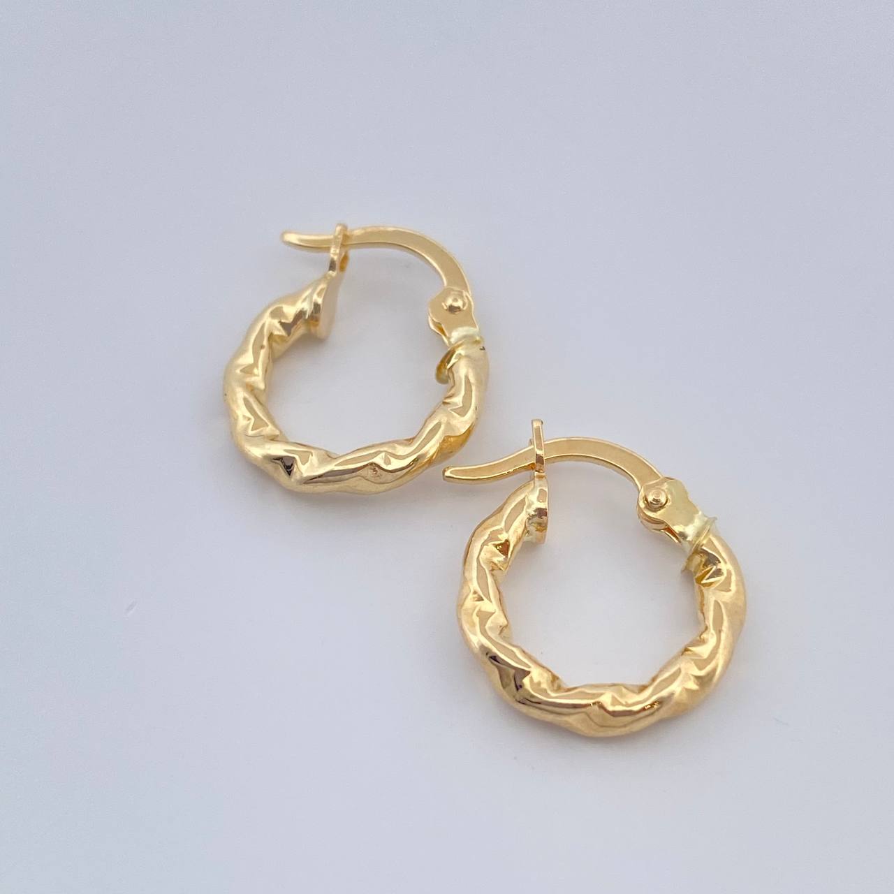 Candongas Amber 1.05gr / 1.5cm / Oro Amarillo 18K &