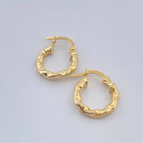 Candongas Amber 1.05gr / 1.5cm / Oro Amarillo 18K &