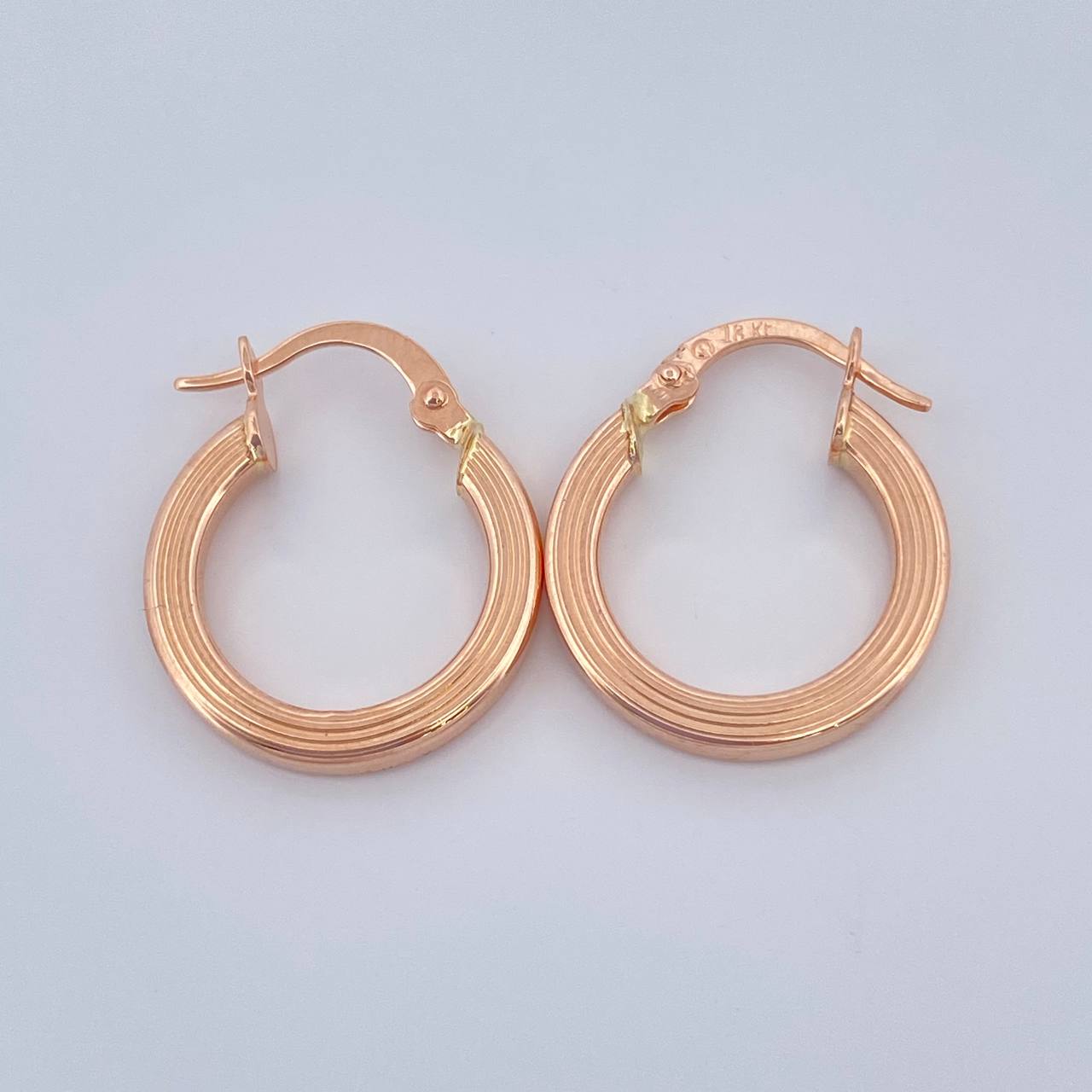 Candongas Andy 1.75gr / 2cm / Oro Rosa 18K &