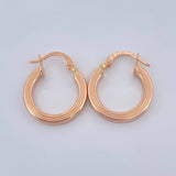 Candongas Andy 1.75gr / 2cm / Oro Rosa 18K &