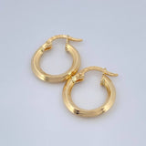 Candongas Clau 1gr / 1.5cm / Oro Amarillo 18K &