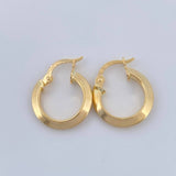 Candongas Clau 0.95gr / 1.5cm / Oro Amarillo 18K &
