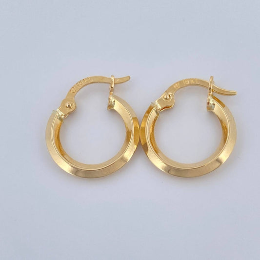 Candongas Clau 1.25gr / 1.7cm / Oro Amarillo 18K %