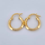 Candongas Clau 1.25gr / 1.7cm / Oro Amarillo 18K %