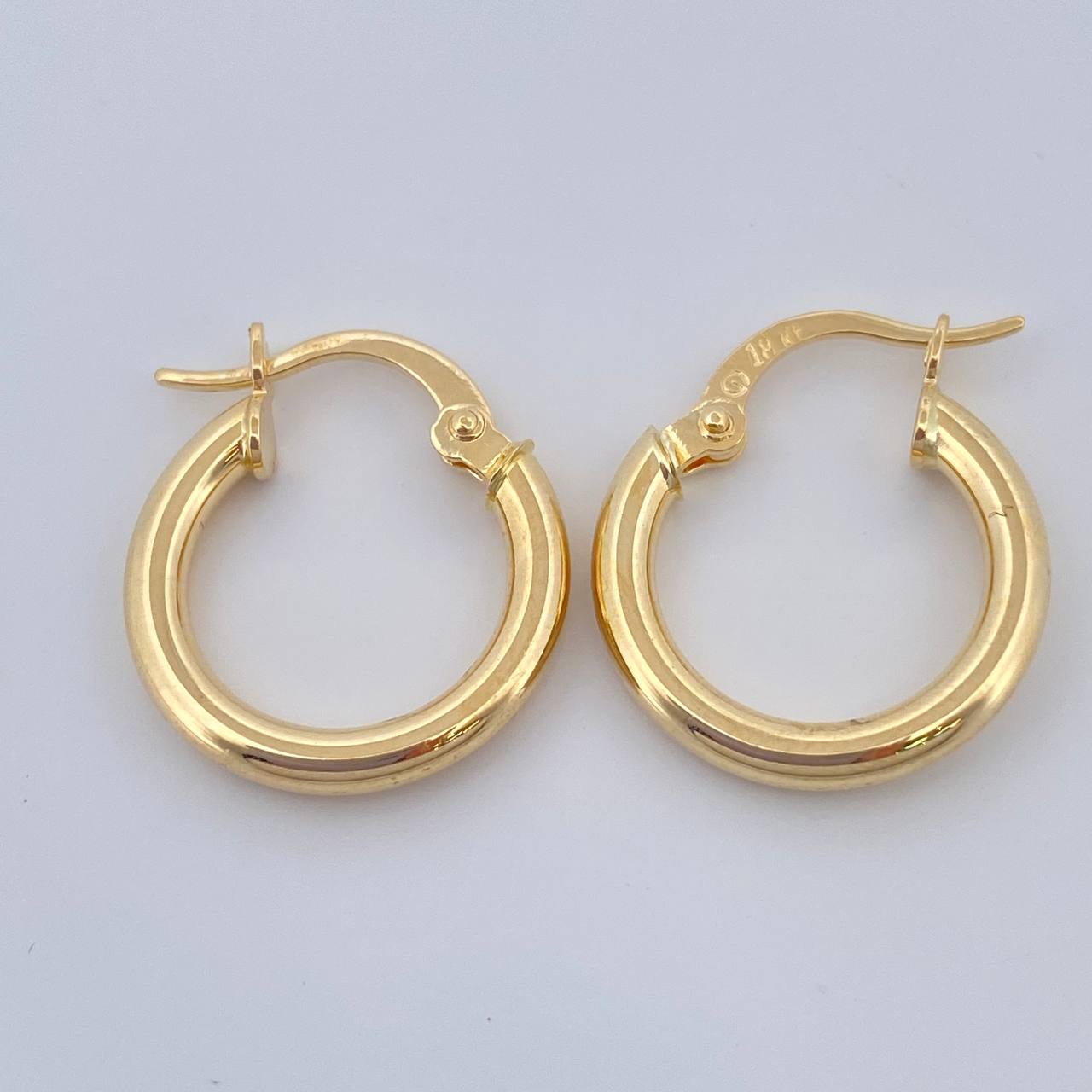 Candongas Jass 1.4gr / 1.7cm / Oro Amarillo 18K &
