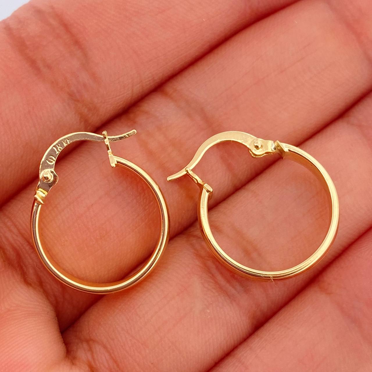 Candongas Miku 1.35gr / 2cm / Oro Amarillo 18K &