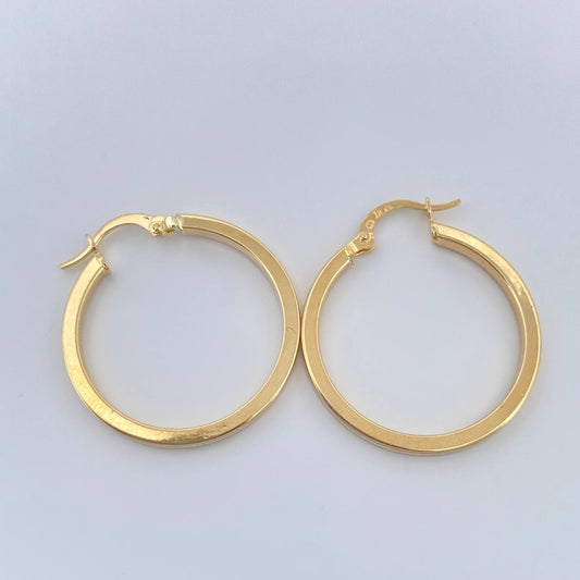 Candongas Miku 1.95gr / 3cm / Oro Amarillo 18K &